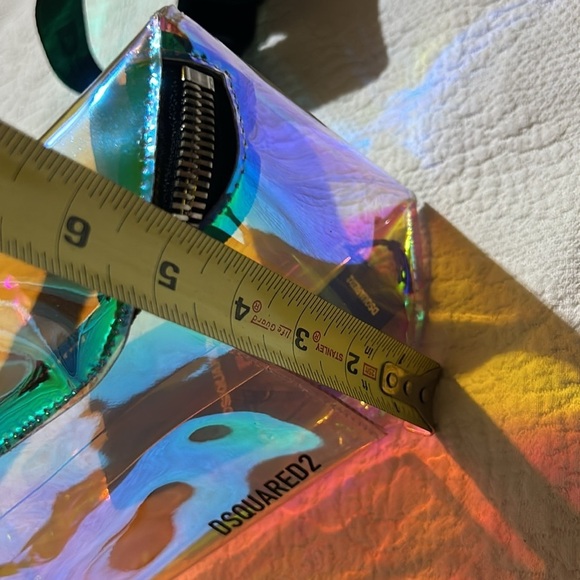 DSquared2 transparent Iridescent belt Bag. NWT - Picture 17 of 17